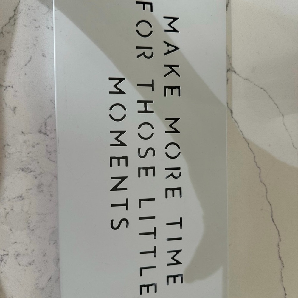 White Decorative Wall Sign - Picture 2 of 3